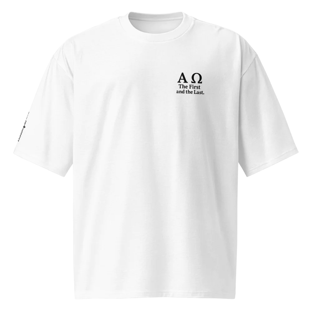 Alpha Omega | Oversized T-Shirt | White