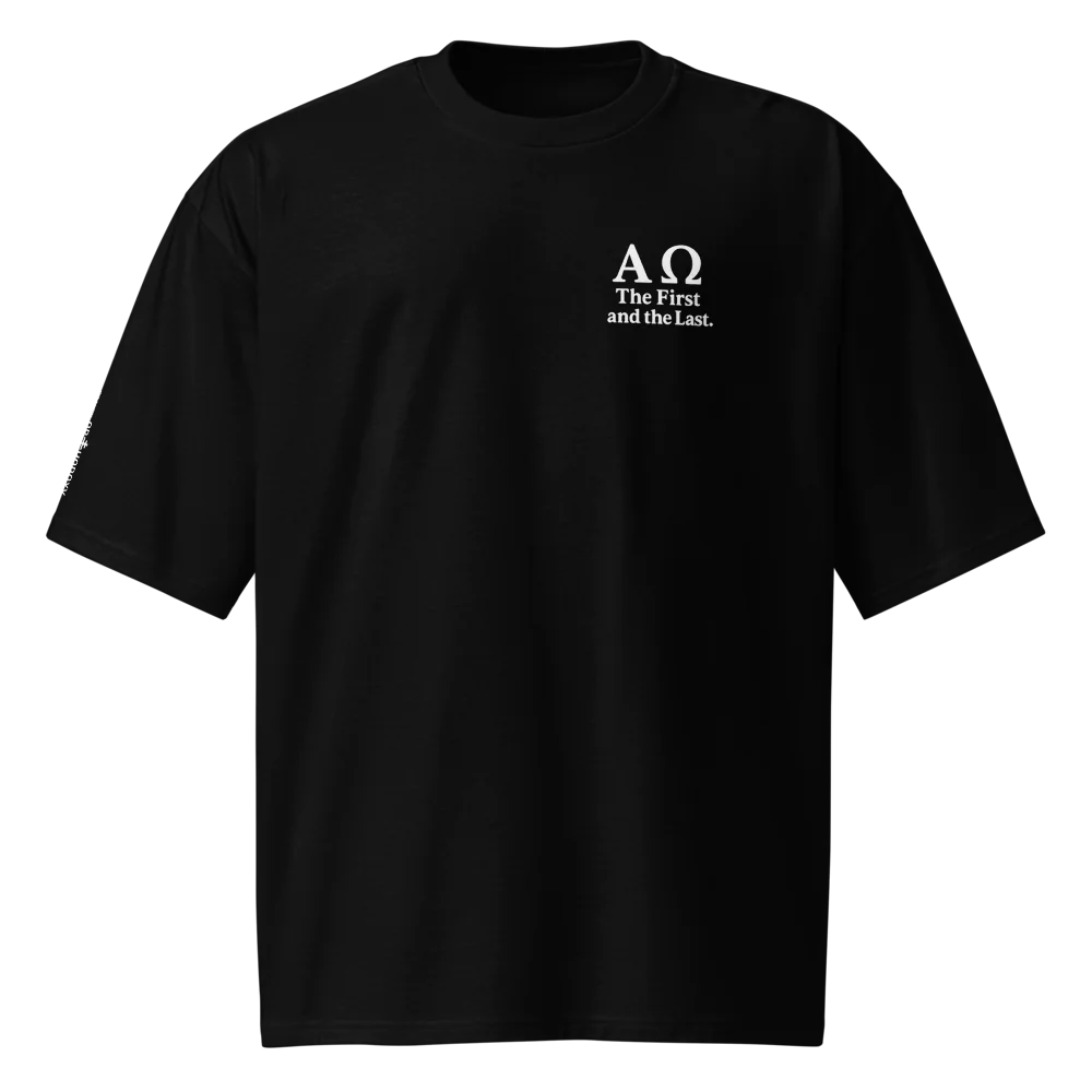 Alpha Omega | Oversized T-Shirt | Black