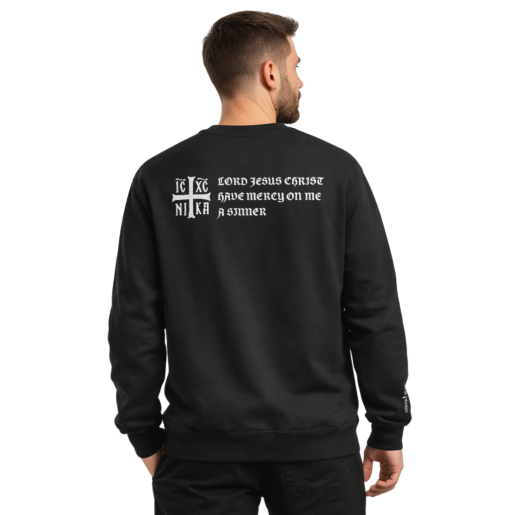 Jesus Prayer | NIKA Sweatshirt | Black