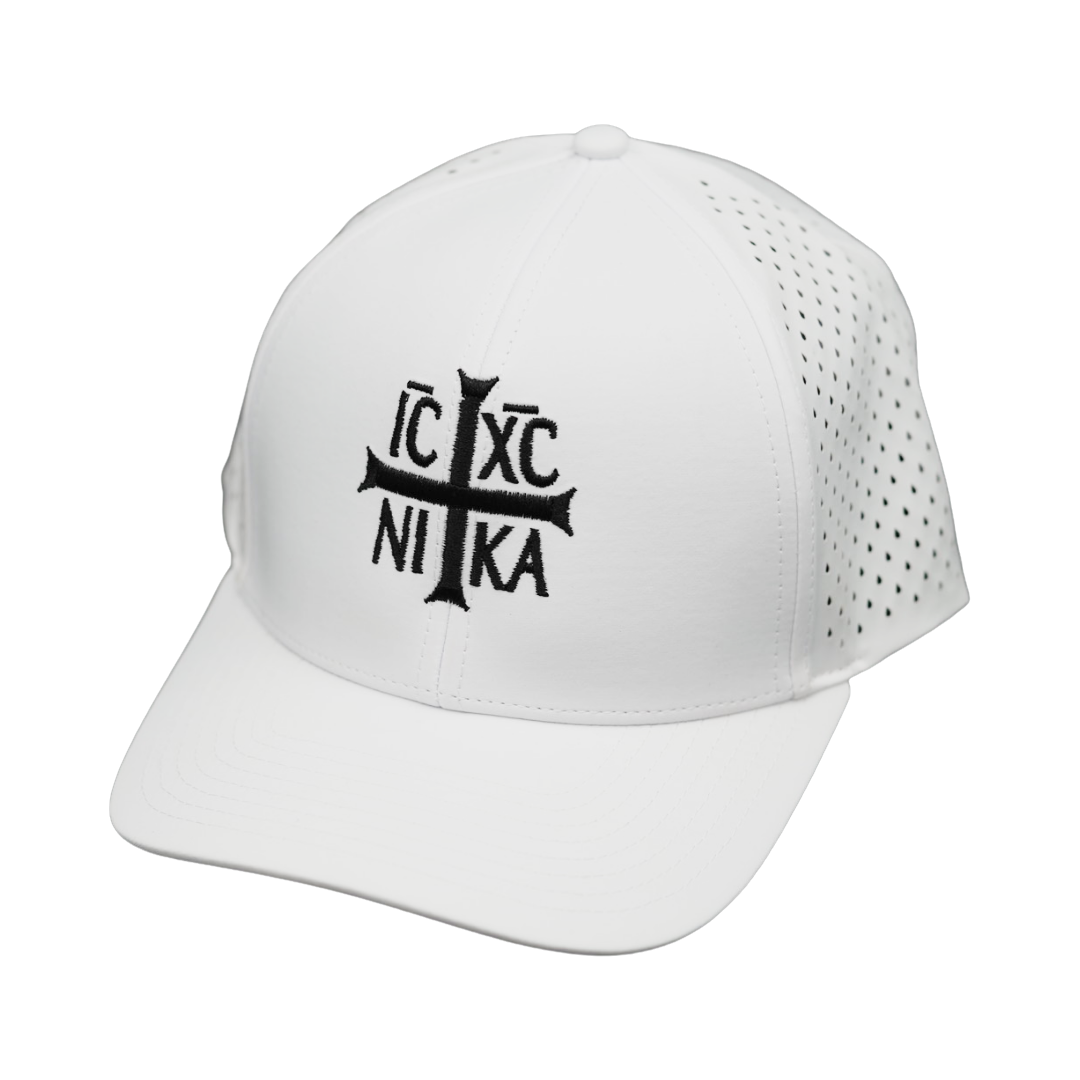 White NIKA Trucker Hat