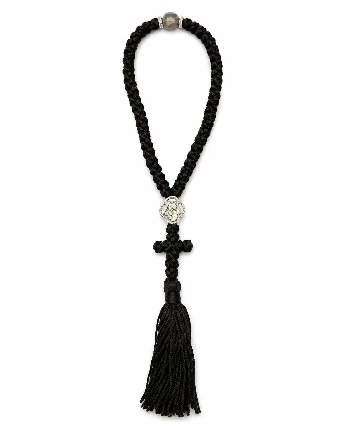 Silk 50-Knot Prayer Rope w/ Tassel from Mount Athos Prayer Orthodoxy