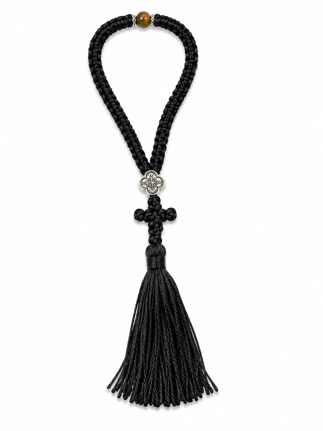 Silk 50-Knot Prayer Rope w/ Tassel from Mount Athos Prayer Orthodoxy