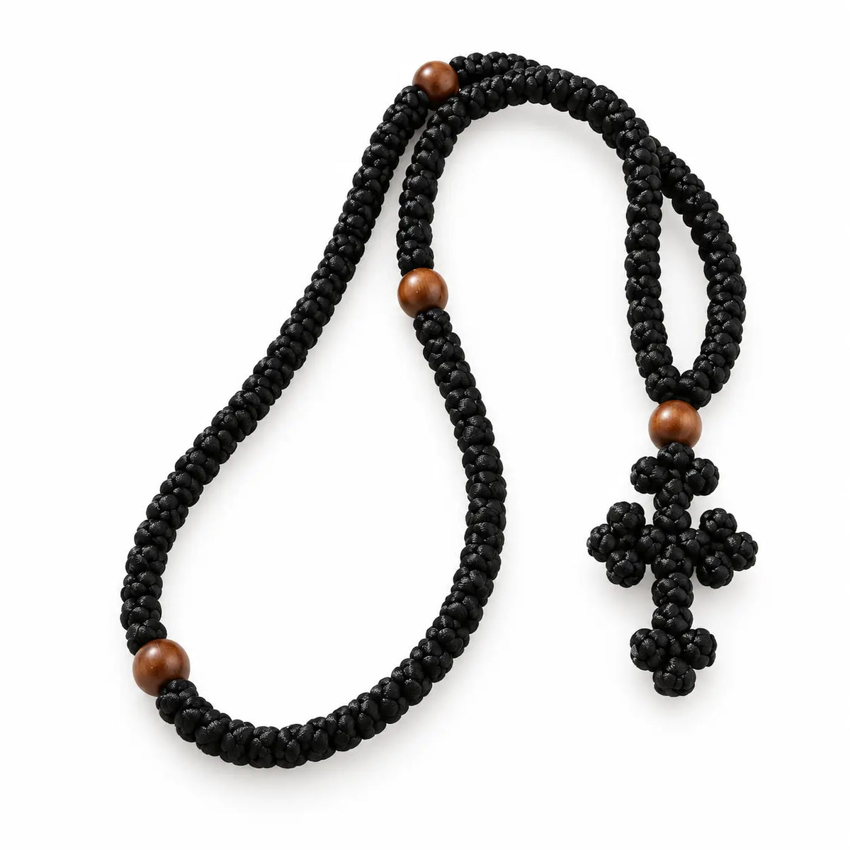 100 Knot Wooden Bead Prayer Rope – Handmade in Albania Prayer Orthodoxy