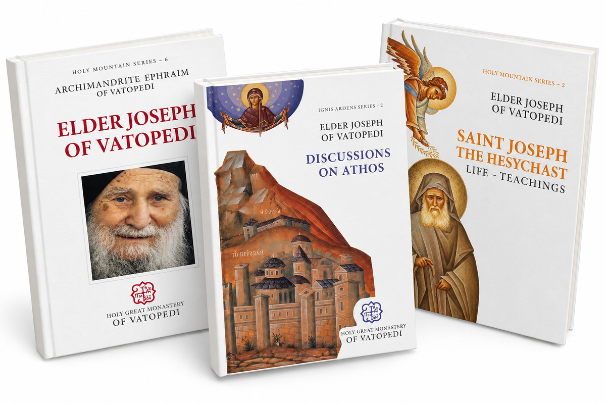 Vatopedi Monastery Book Collection – 3 Book Set