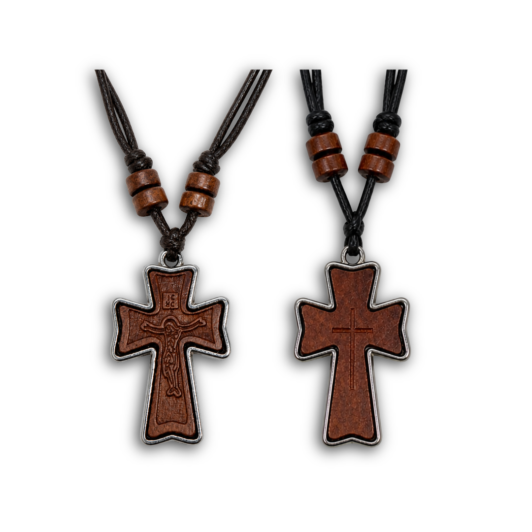 Wooden Cross Necklace - Holy Annunciation Monastery