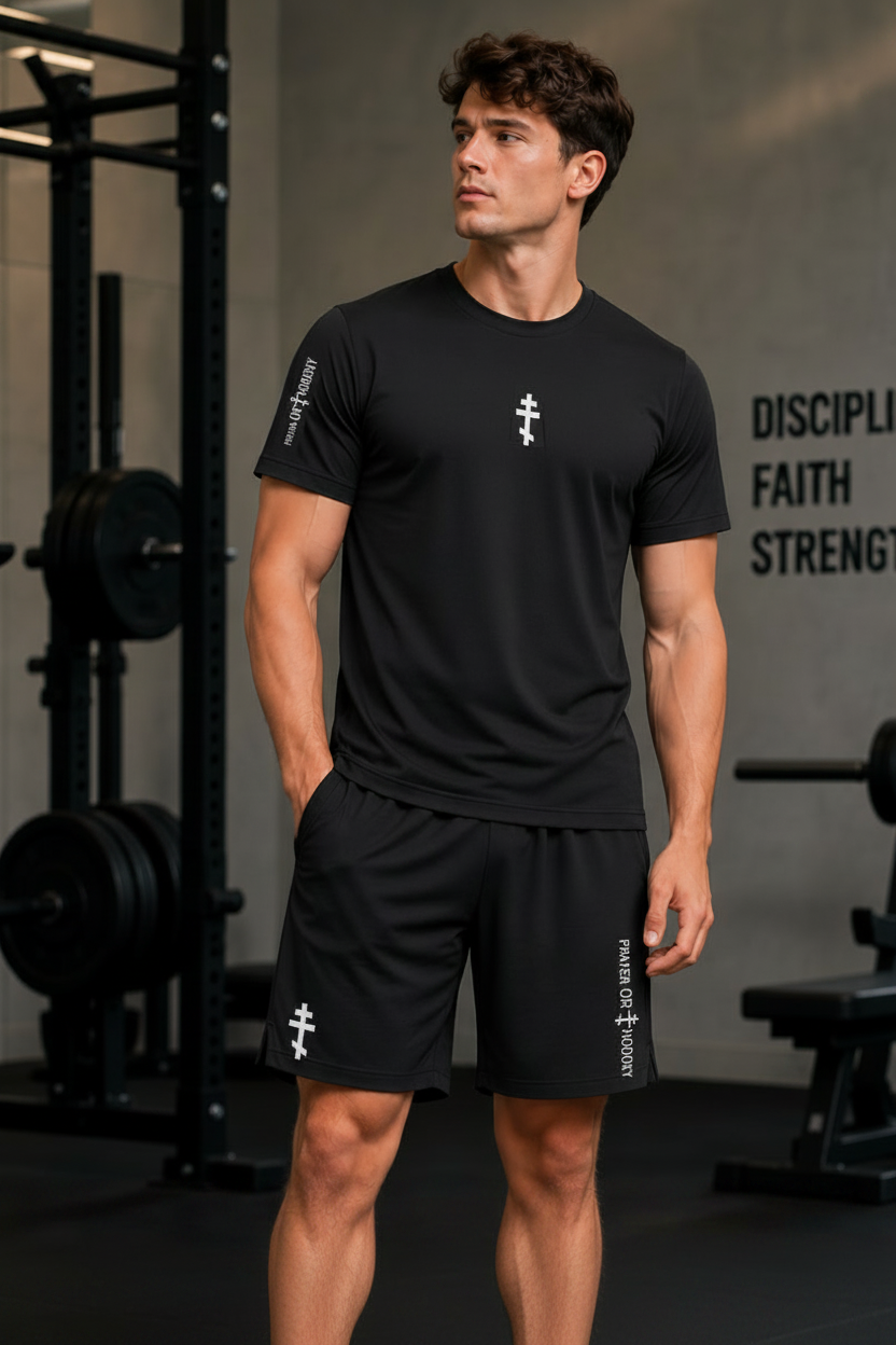 Orthodox Cross | Moisture Wicking Athletic Shorts