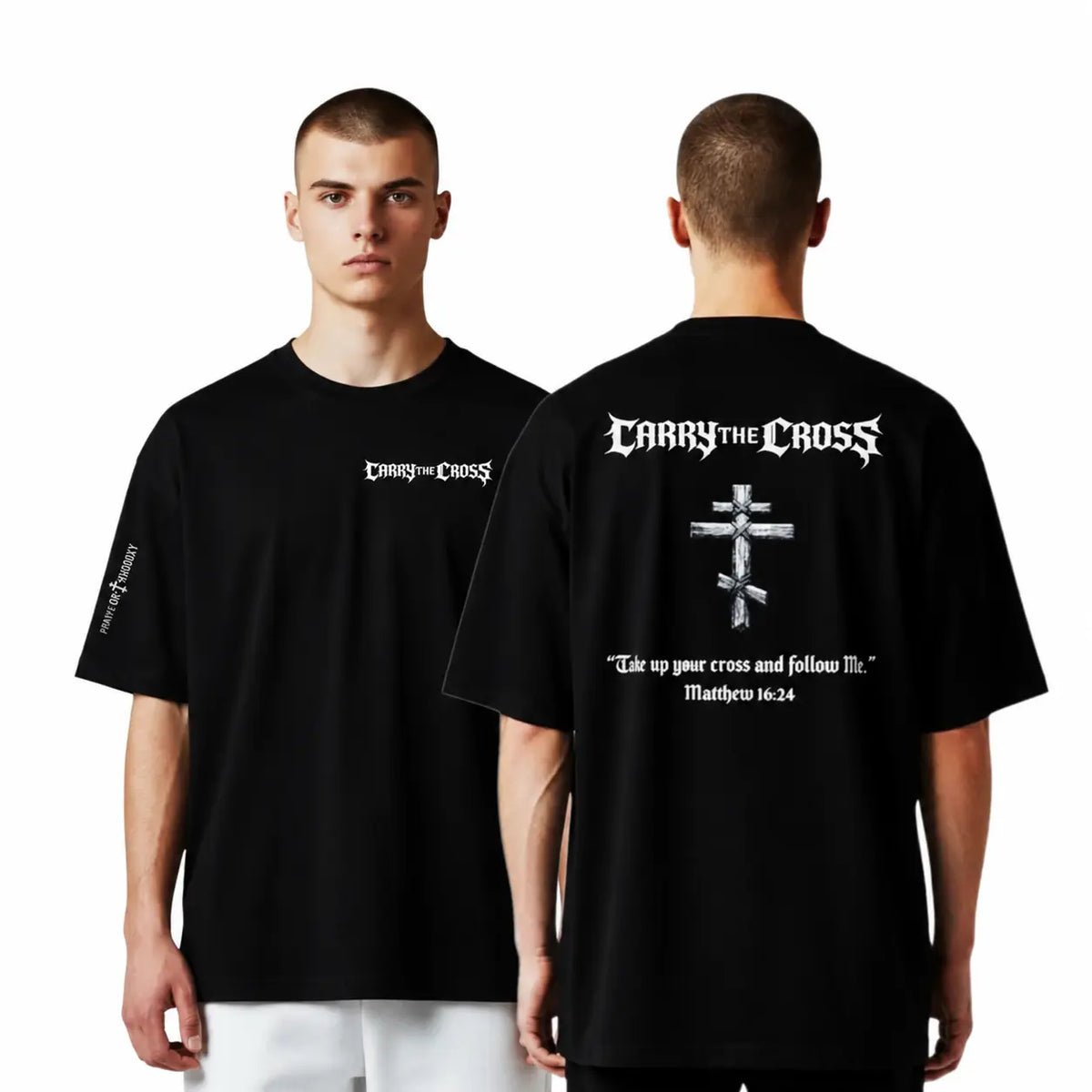 Carry the Cross | T-Shirt | Loose Fit Prayer Orthodoxy