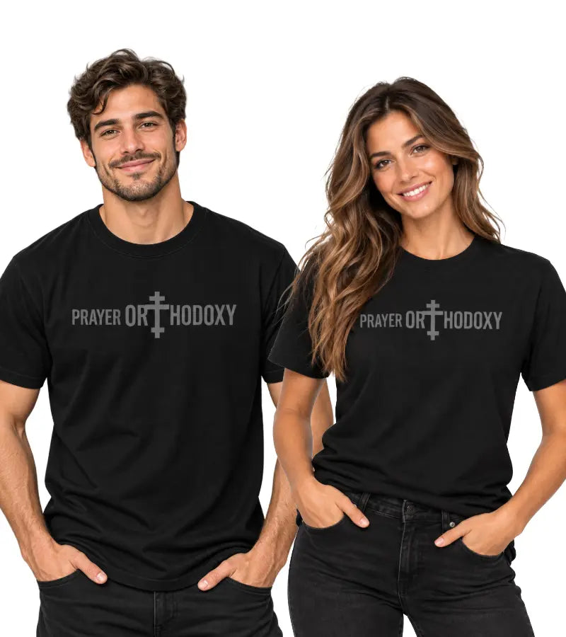Prayer Orthodoxy Signature | Soft Garment Dye Tee Prayer Orthodoxy