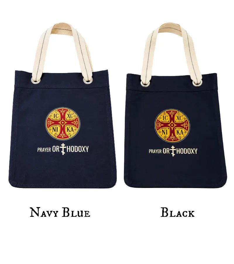 Prayer Orthodoxy® IC XC NIKA Tote Bag Prayer Orthodoxy