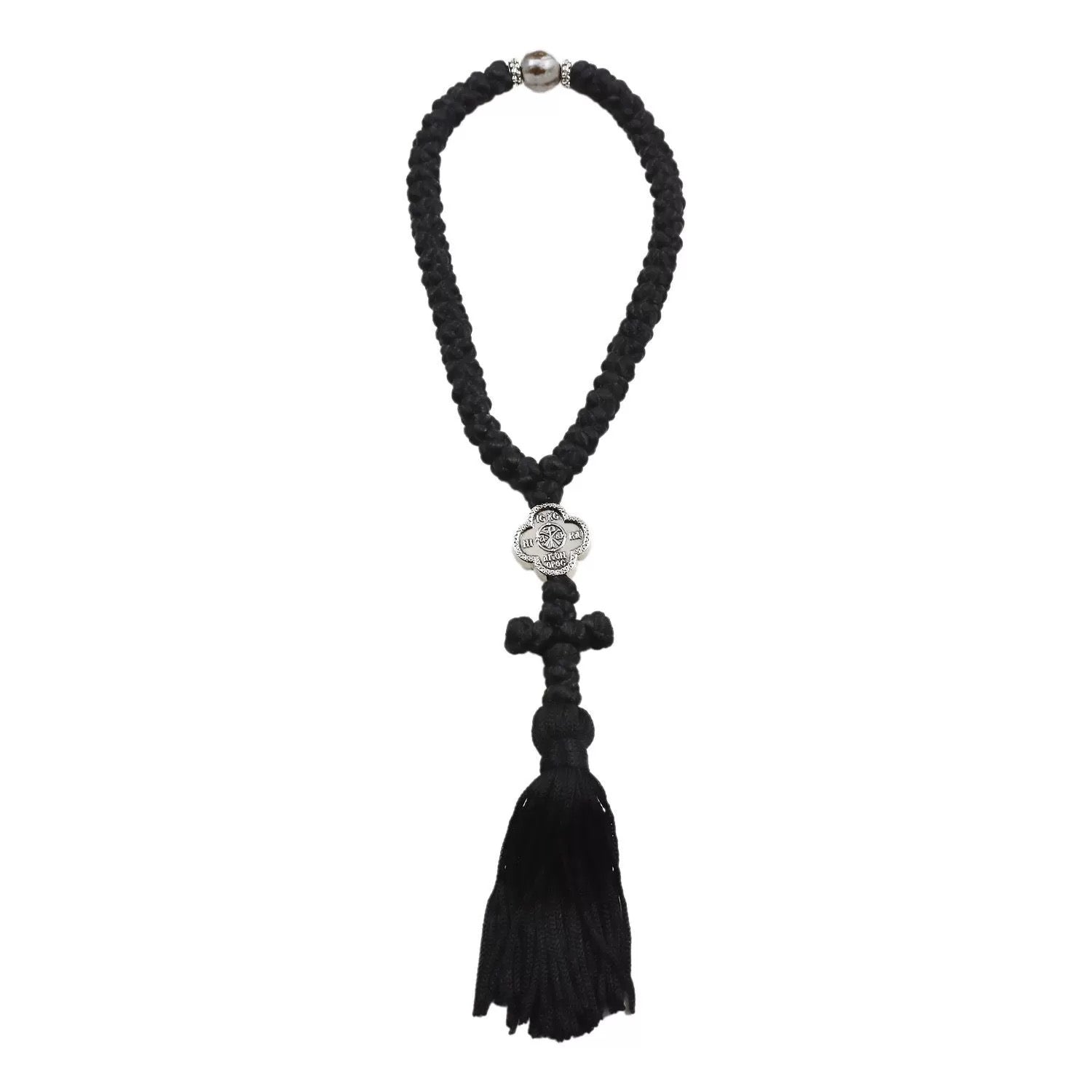 Silk 50-Knot Prayer Rope w/ Tassel from Mount Athos