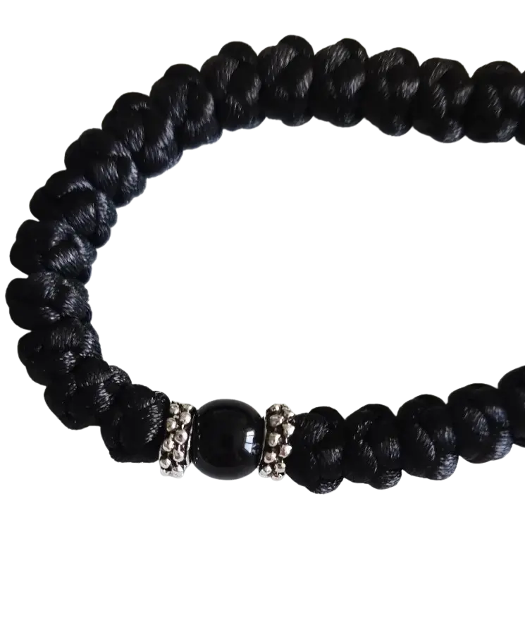 Mount Athos 100 Knot | Prayer Rope | Metal Cross Prayer Orthodoxy