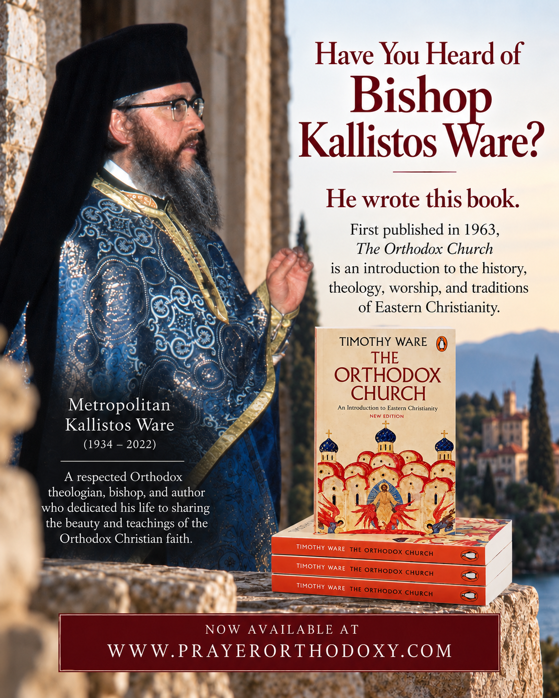 The Orthodox Church: An Introduction to Eastern Christianity — Timothy Ware Prayer Orthodoxy
