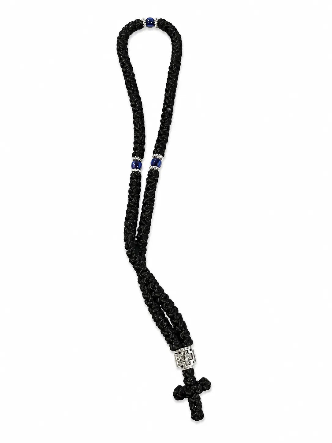 Mount Athos 100 Knot | Prayer Rope | Metal Cross Prayer Orthodoxy