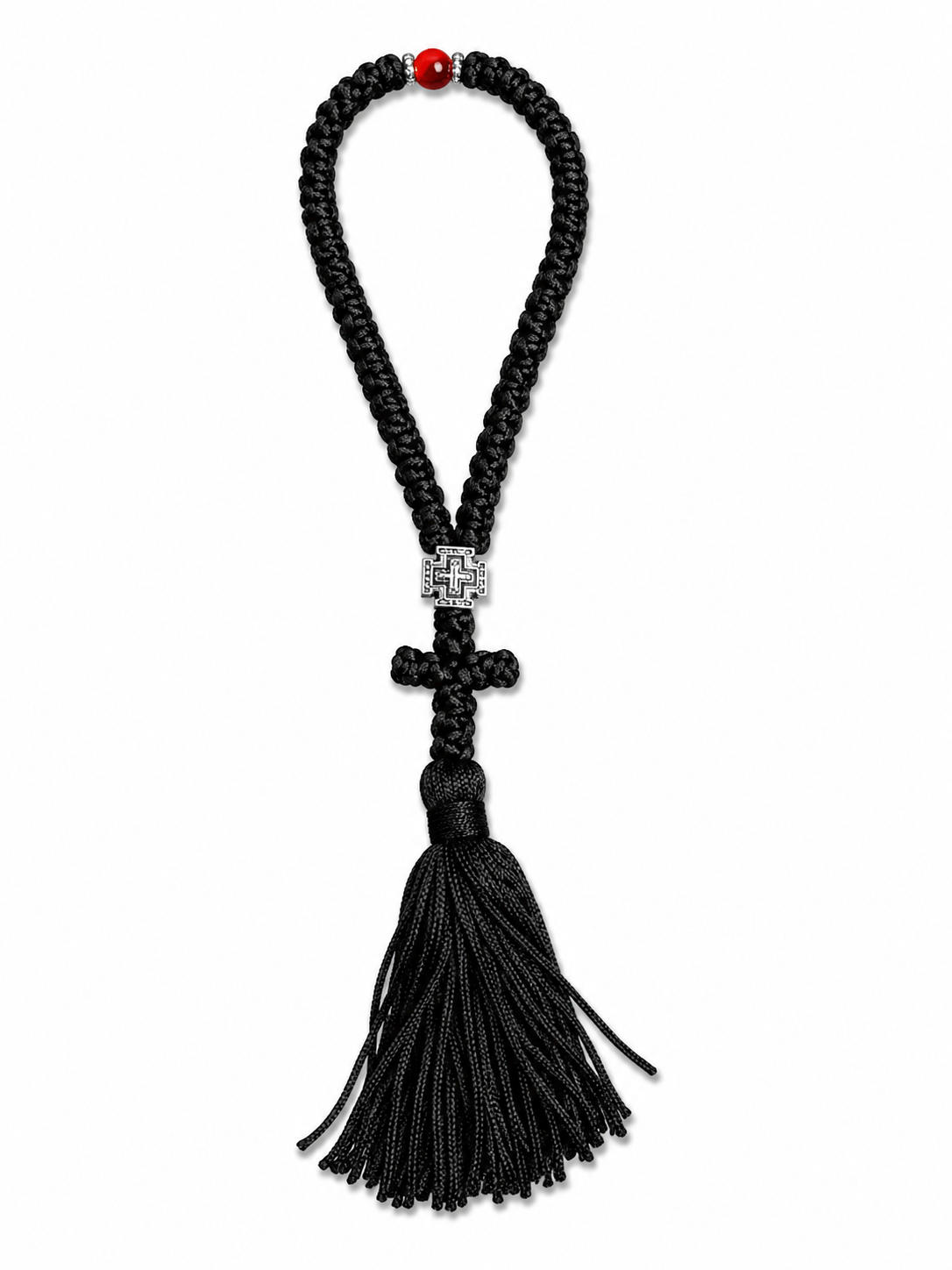 Silk 50-Knot Prayer Rope w/ Tassel from Mount Athos