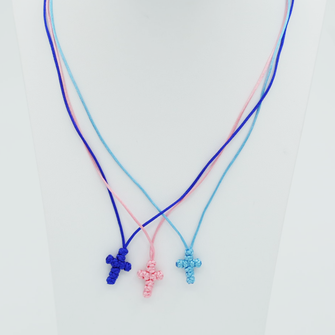 Knotted Cross Necklace - Made in Cyprus