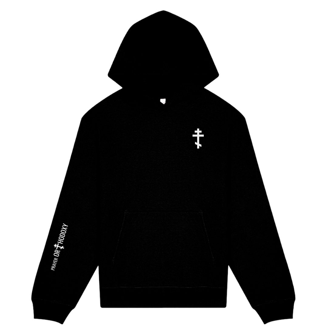 Orthodox Cross | Black Heavyweight Hoodie