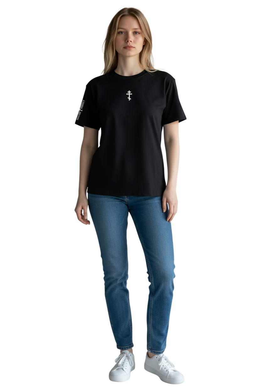 Orthodox Cross | Workout Tee 2.0 | Charcoal Black | Classic Fit