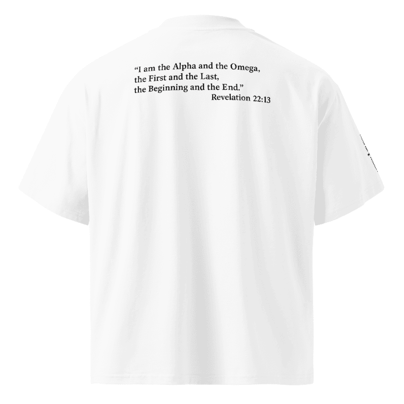 Alpha Omega | Loose Fit T-Shirt | White